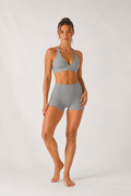 Brushed Halter Sports Bra